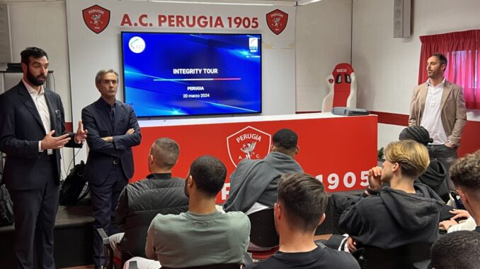 AC Perugia Calcio. L'Integrity Tour a Perugia. L'iniziativa