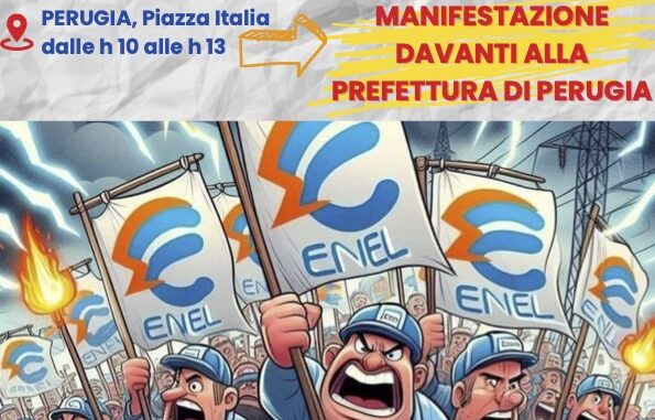 8 marzo 2024, sciopero di lavoratrici e lavoratori Enel