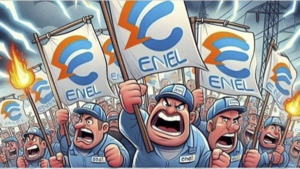 8 marzo 2024, sciopero di lavoratrici e lavoratori Enel