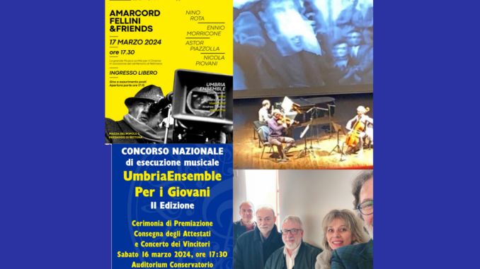 Concerto Premiazione Concorso "UmbriaEnsemble per i Giovani"