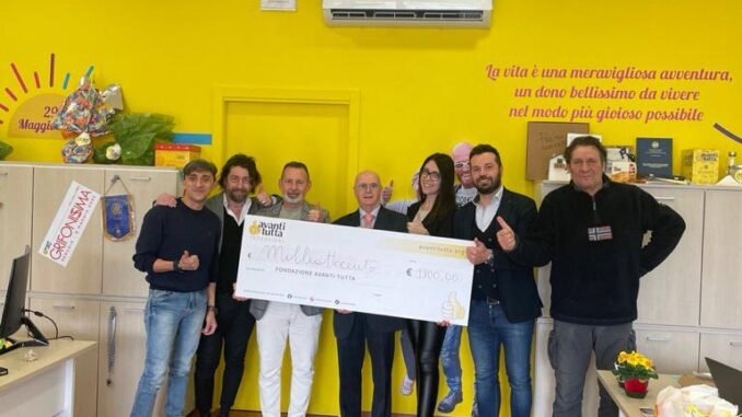 Dalla Fedaisf 1.800 euro per l’associazione Avanti Tutta Sono destinati ai servizi di oncologia pediatrica e day hospital oncologico