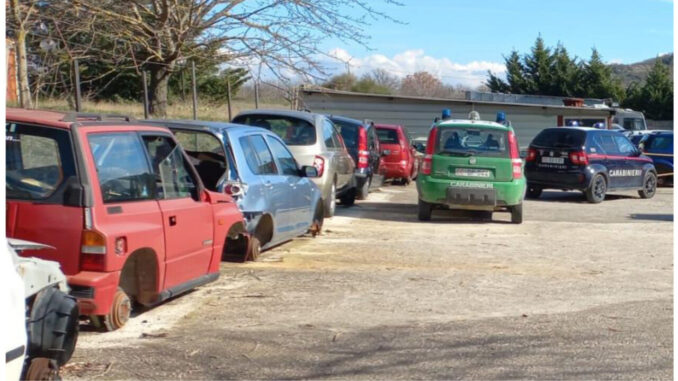 Campagna controlli autodemolitori dei Carabinieri Forestali