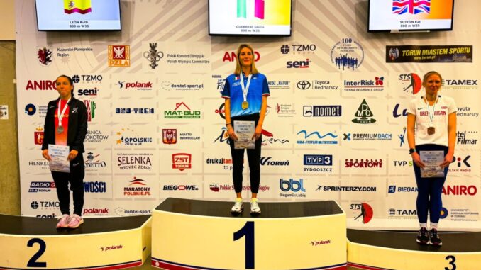 Gloria Guerrini è campionessa europea indoor sugli 800 metri