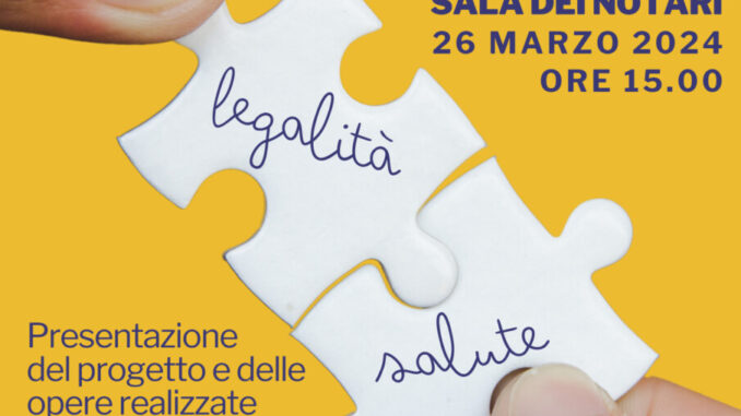 Progetto Yaps, "Legalità e/è salute": evento conclusivo