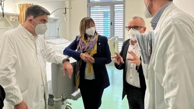 Riabilitazione ortopedica intensiva ospedale Pantalla riaperta