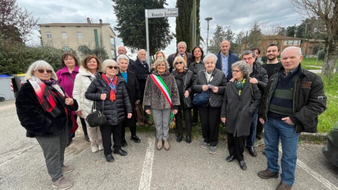 A San Fortunato della Collina piazza intitolata a Renato Ercolani