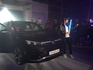 Lancio nuova Volkswagen Tiguan spettacolo di luci e suoni