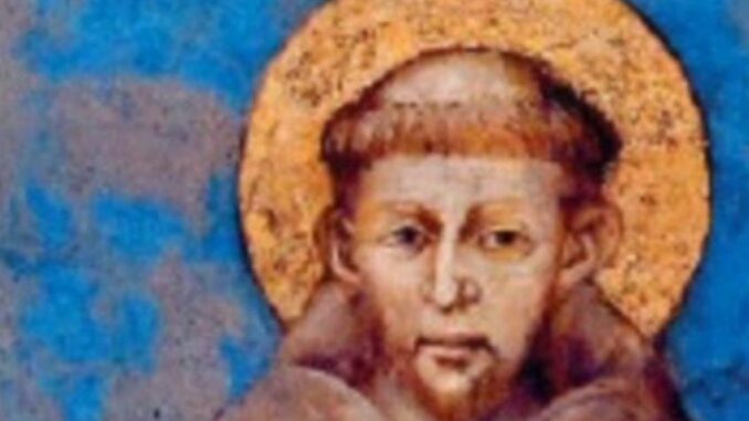Ecco il “vero” volto di Francesco dipinto da Cimabue sul finire del Duecento