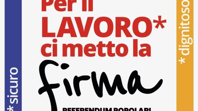 25 Aprile: parte anche in Umbria la raccolta firme per i referendum