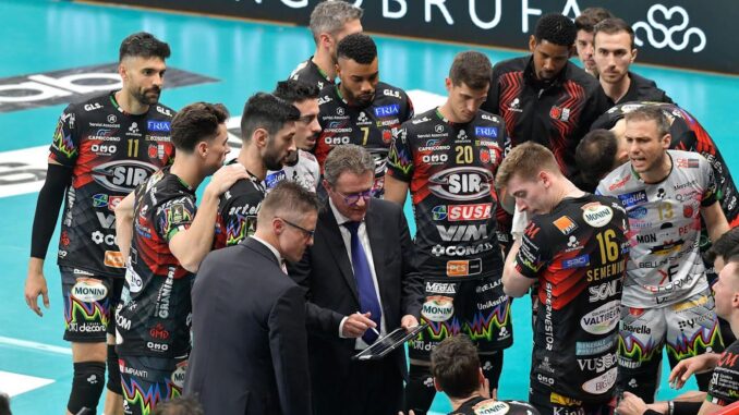 La Sir Susa Vim Perugia affronta l'Allianz Milano in gara 2
