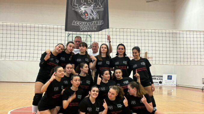 Volley, le ragazze della Lynx Acquasparta promosse in Prima Divisione