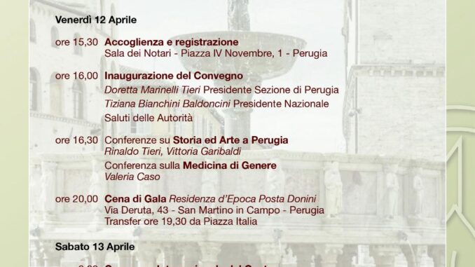 50° anniversario Associazione AMMI - Donne per la Salute sezione di Perugia
