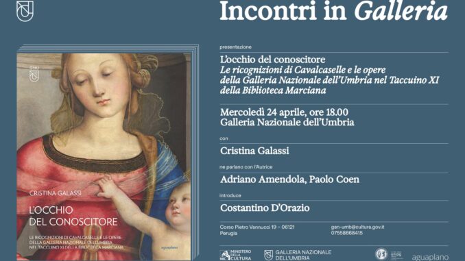 Incontri in Galleria presenta il volume "L'occhio del conoscitore" di Cristina Galassi