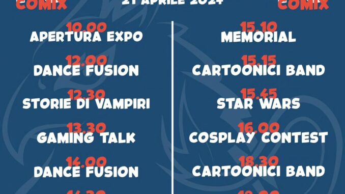 Torna Pg Comix in arrivo a Colombella