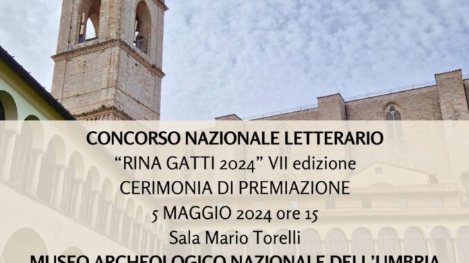 Concorso Nazionale Letterario Rina Gatti arriva la premiazione