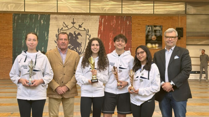 Circolo Scherma Terni trionfa qualificazione regionale assoluti Gold