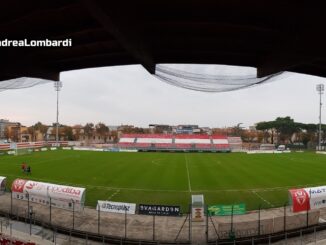 Il Perugia calcio gioca stasera al Benelli di Pesaro