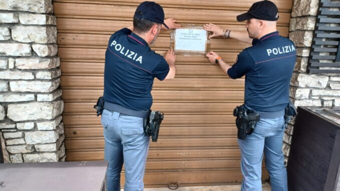 Sospesa la licenza di un locale a Terni dopo l'arresto della titolare