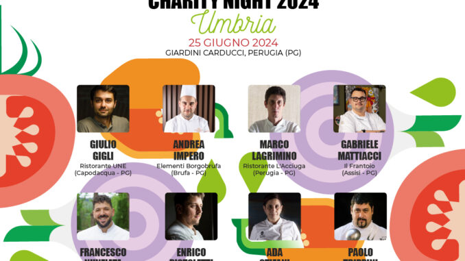 Cucina e Solidarietà: a Perugia, Italian Chef Charity Night 2024