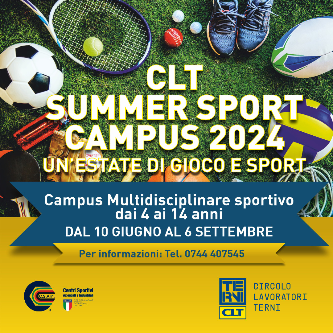 Terni, CLT Summer Sport Campus 2024