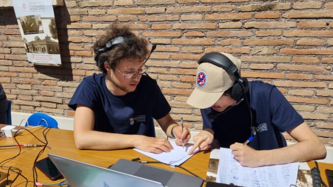Radioamatori Perugia sezione giovani attivazione Vaticano