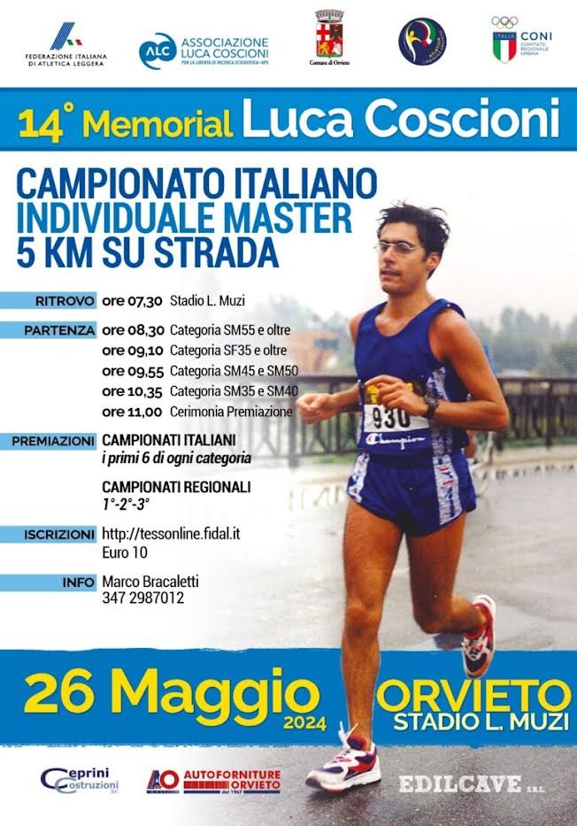 In onore di un atleta: il 14° Memorial Luca Coscioni di Atletica Leggera