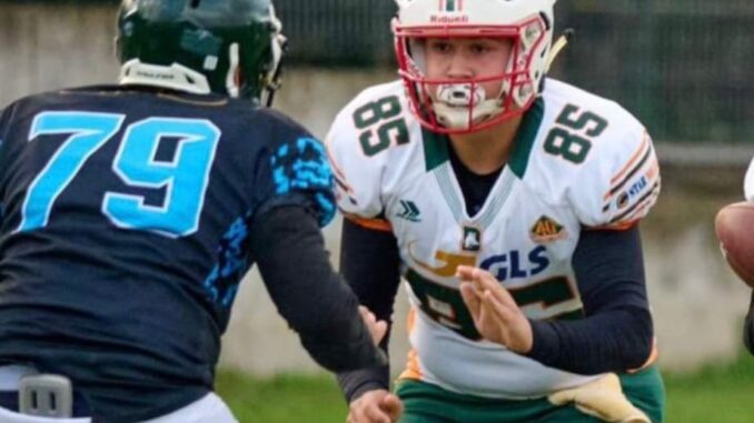 Filippo Rossini: Un giovane talento del football americano