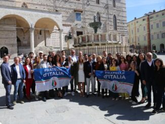 Perugia, il partito di Giorgia Meloni cala gli assi ph. Luca Stemperini