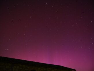 Effetto Aurora Boreale sui Cieli dell'Umbria