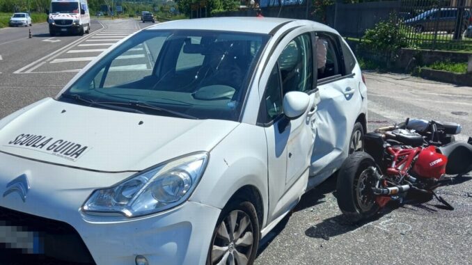 Incidente Stradale sulla Marattana a Terni: grave Motociclista di 58 anni