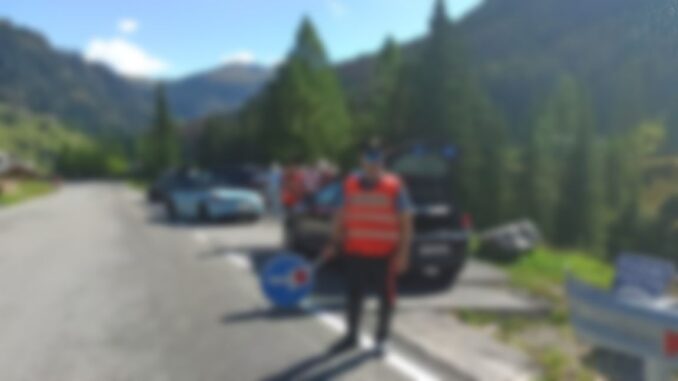 Cocaina nel sangue del conducente incidente stradale a Norcia