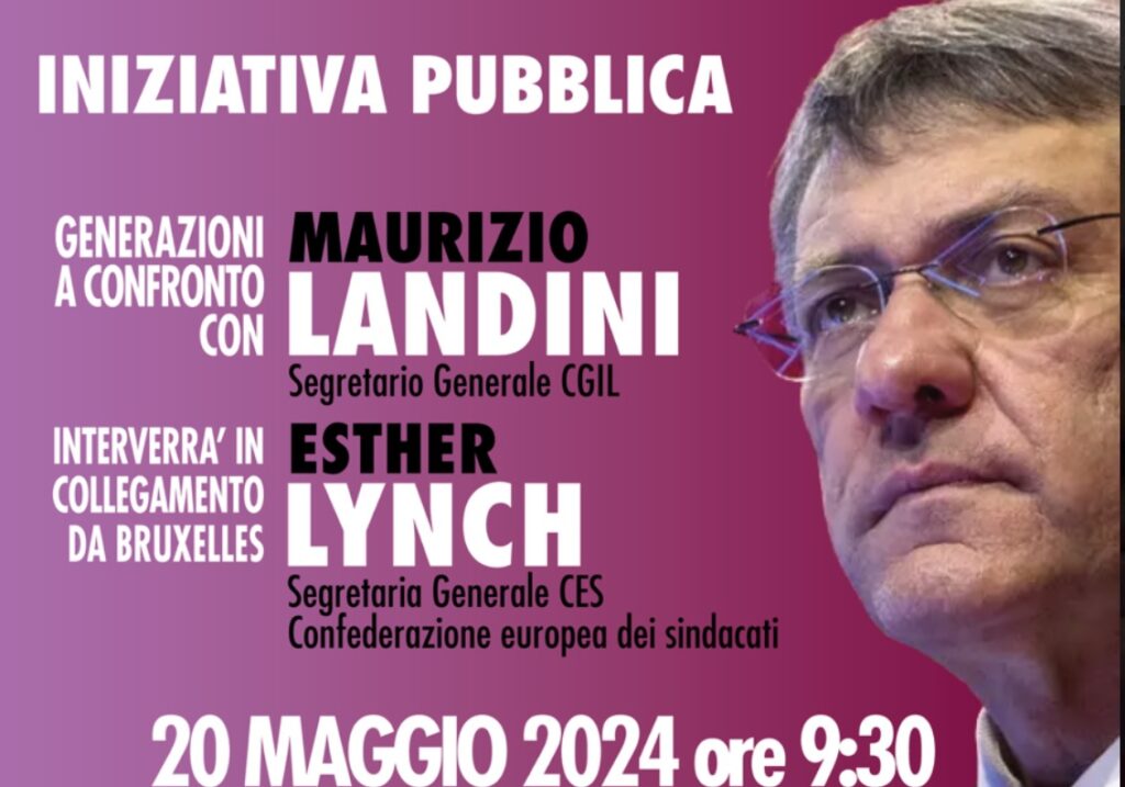 Perugia:Un Appello per un'Europa del Lavoro con Landini e Lynch