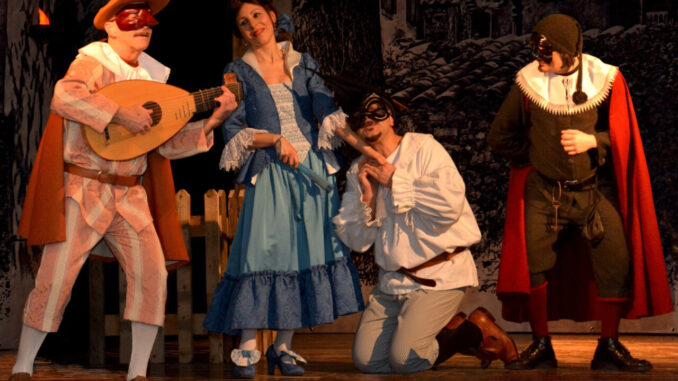 A Massa Martana, il teatro con le maschere della Commedia dell’arte