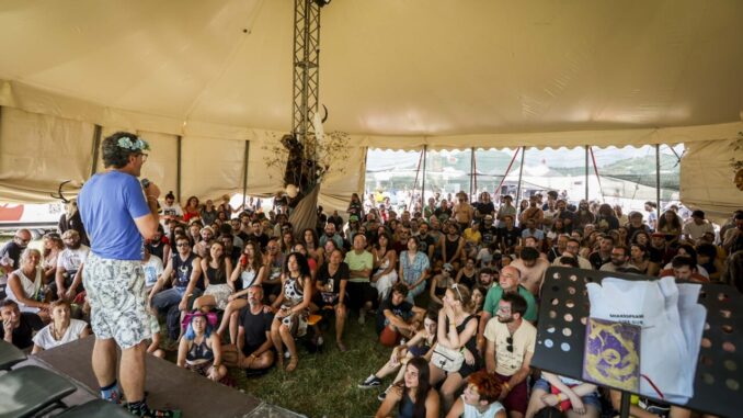 Tenda Tolkien. Lo spazio dei libri di Montelago Celtic Festival