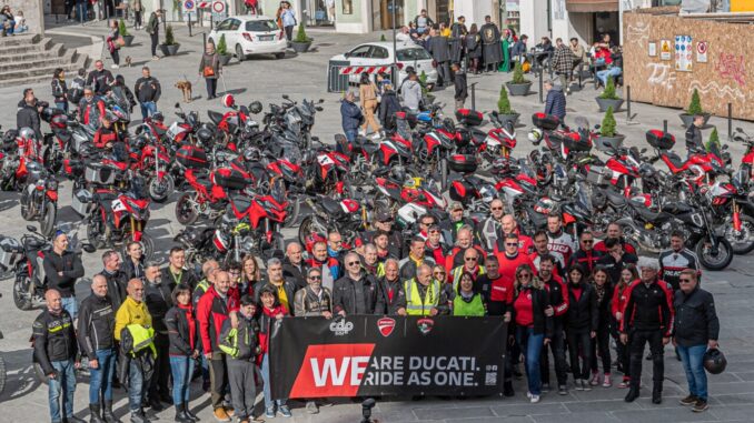 #WeRideAsOne fa il giro del mondo comunity Ducati. Ph. Paolo Lazzaroli