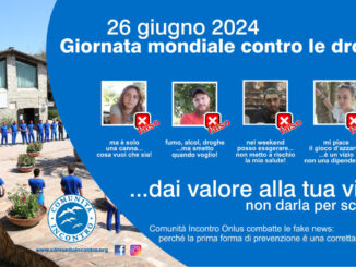 26 Giugno. Giornata internazionale abuso e traffico illecito droghe