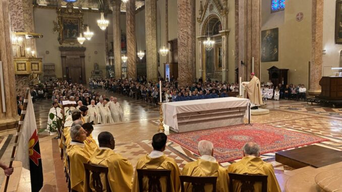 Solennità del Corpus Domini a Perugia, l’omelia dell’arcivescovo Ivan Maffeis