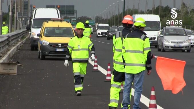 Ultima fase di lavori notturni tra Ponte San Giovanni e Piscille