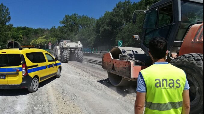 Chiusura notturna della SS75 "Centrale Umbra" per lavori