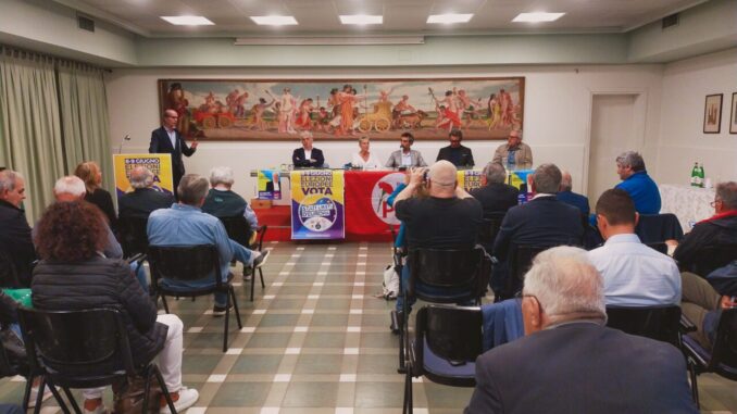 Bobo Craxi a Perugia per Massimo Monni