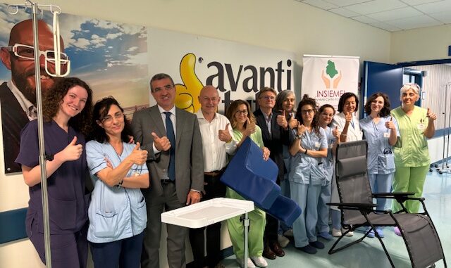 Nuovi aiuti al reparto di oncologia: Avanti Tutta c’è