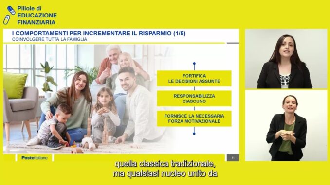 Webinar educazione finanziaria Poste Italiane opportunità per cittadini