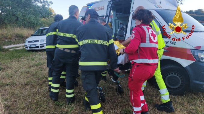 Ritrovato sano e salvo l'anziano scomparso: il tempestivo intervento dei vigili del fuoco di Amelia