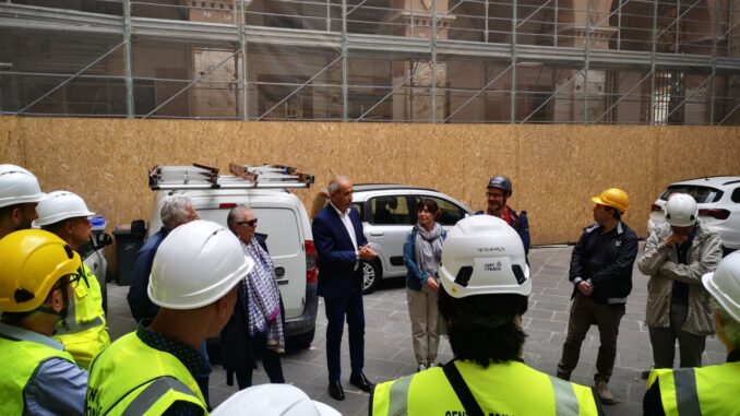 CESF di Perugia e di Udine in visita al cantiere Palazzo Provincia