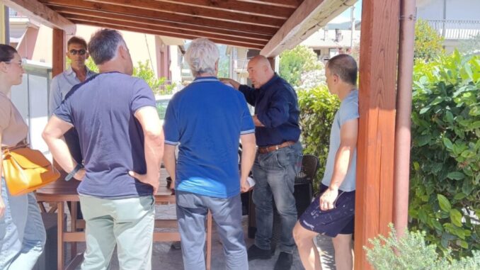 Sindaco Bandecchi Visita Quartiere Prisciano