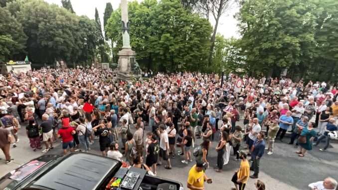 Vittoria Ferdinandi chiude la sua campagna elettorale ai Giardini del Frontone