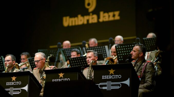 La Big Band dell'Esercito Italiano fa il suo debutto a Umbria Jazz