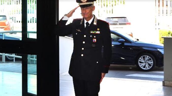 Generale Corbellotti visita comando provinciale Carabinieri Terni