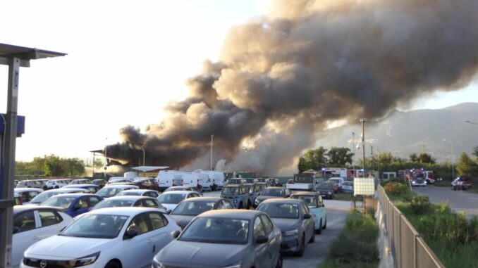 Risultati del monitoraggio della qualità dell'aria post-incendio