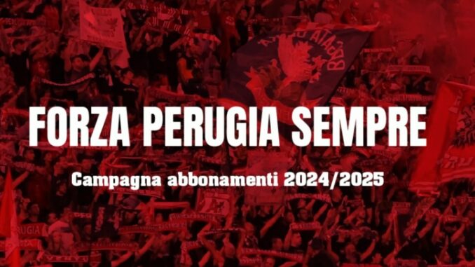 300 abbonamenti venduti, Perugia Calcio Estende la Prelazione